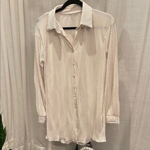 Striped Button-Up dress shirt